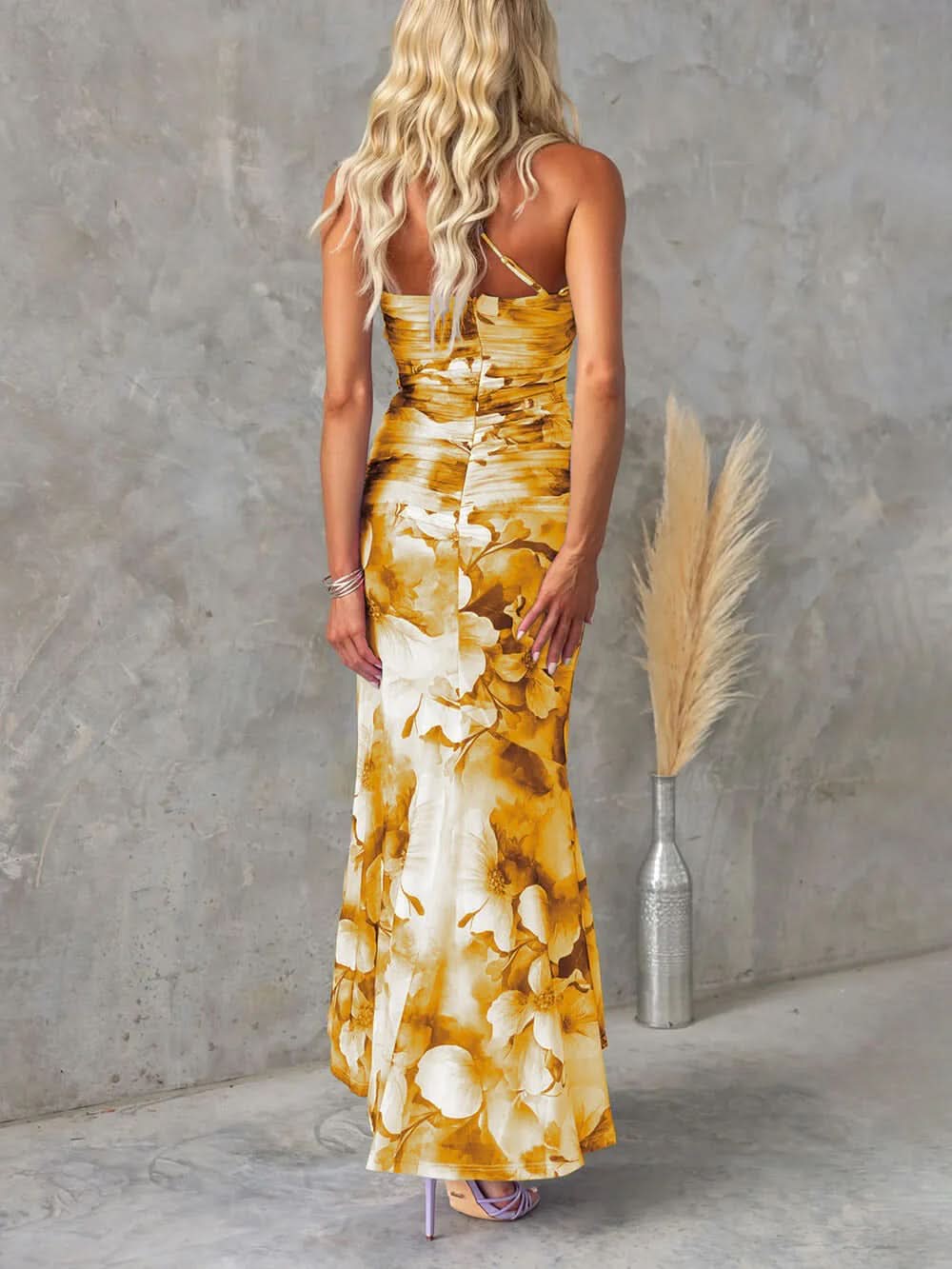 Emilia Ruched Maxi Dress