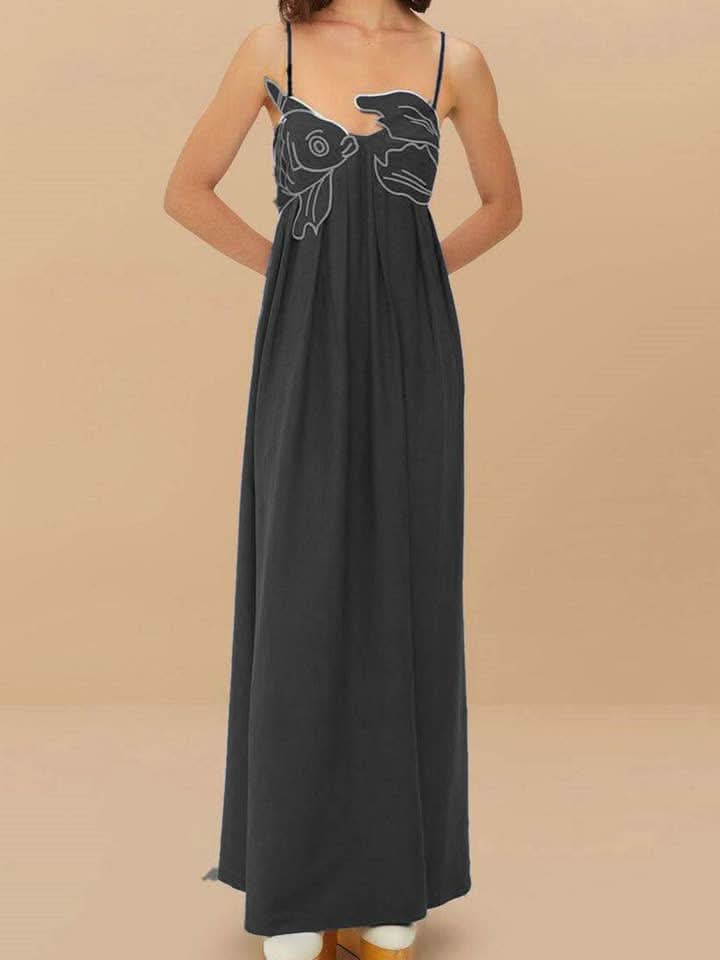 Marina Fish Maxi Dress