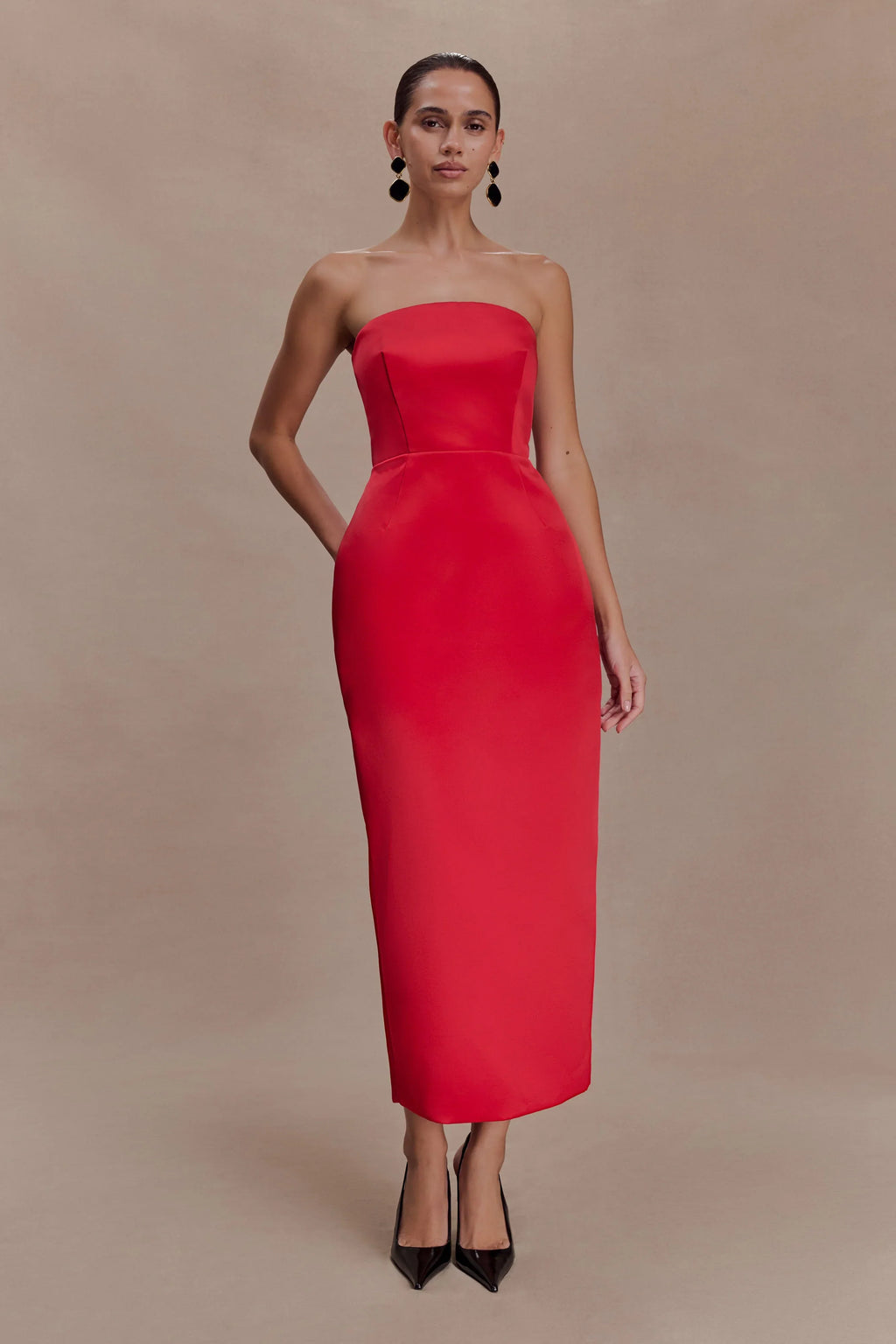 Ophelia Satin Maxi Dress