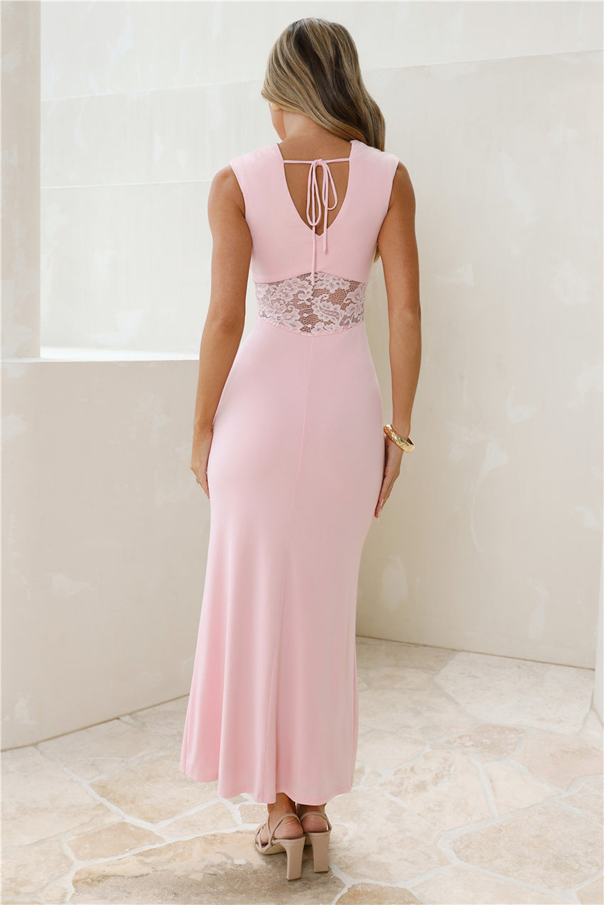 Spellbound By You Maxi Dress Pink
