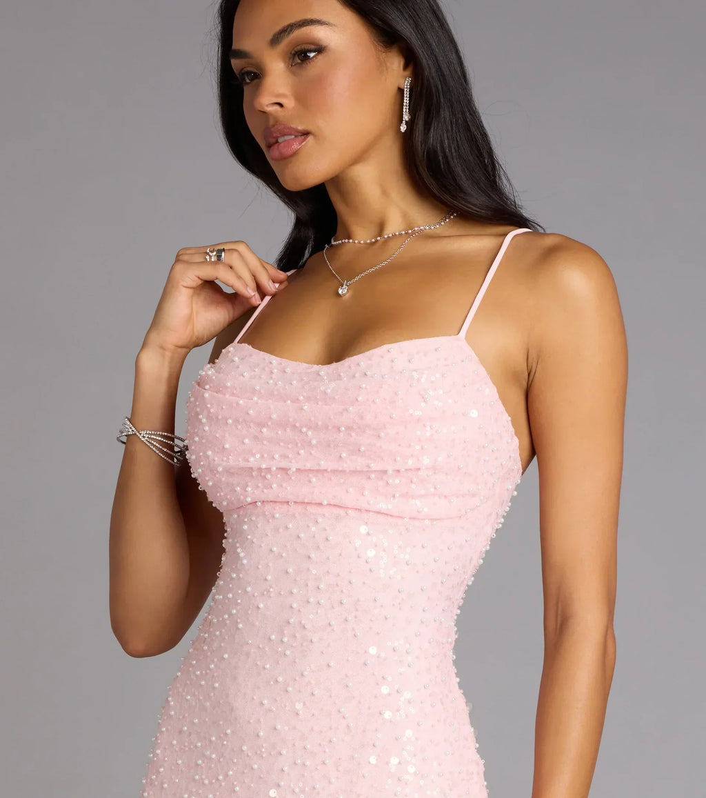 After Party Sparkle Sequin Mini Dress