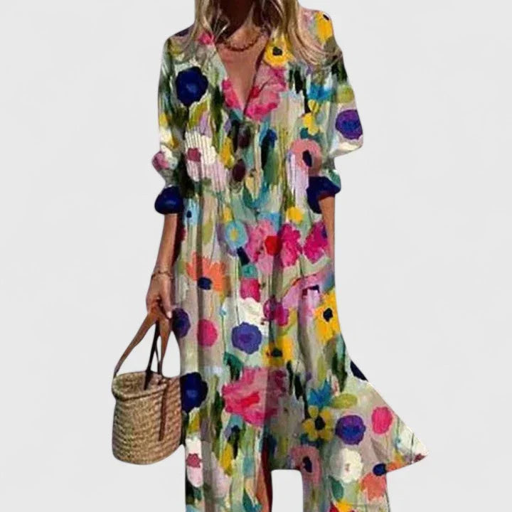 Ophelia Floral Maxi Dress