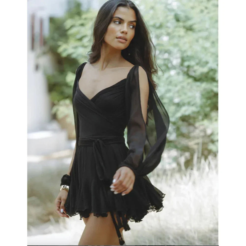 Isadora Wrap Mini Dress