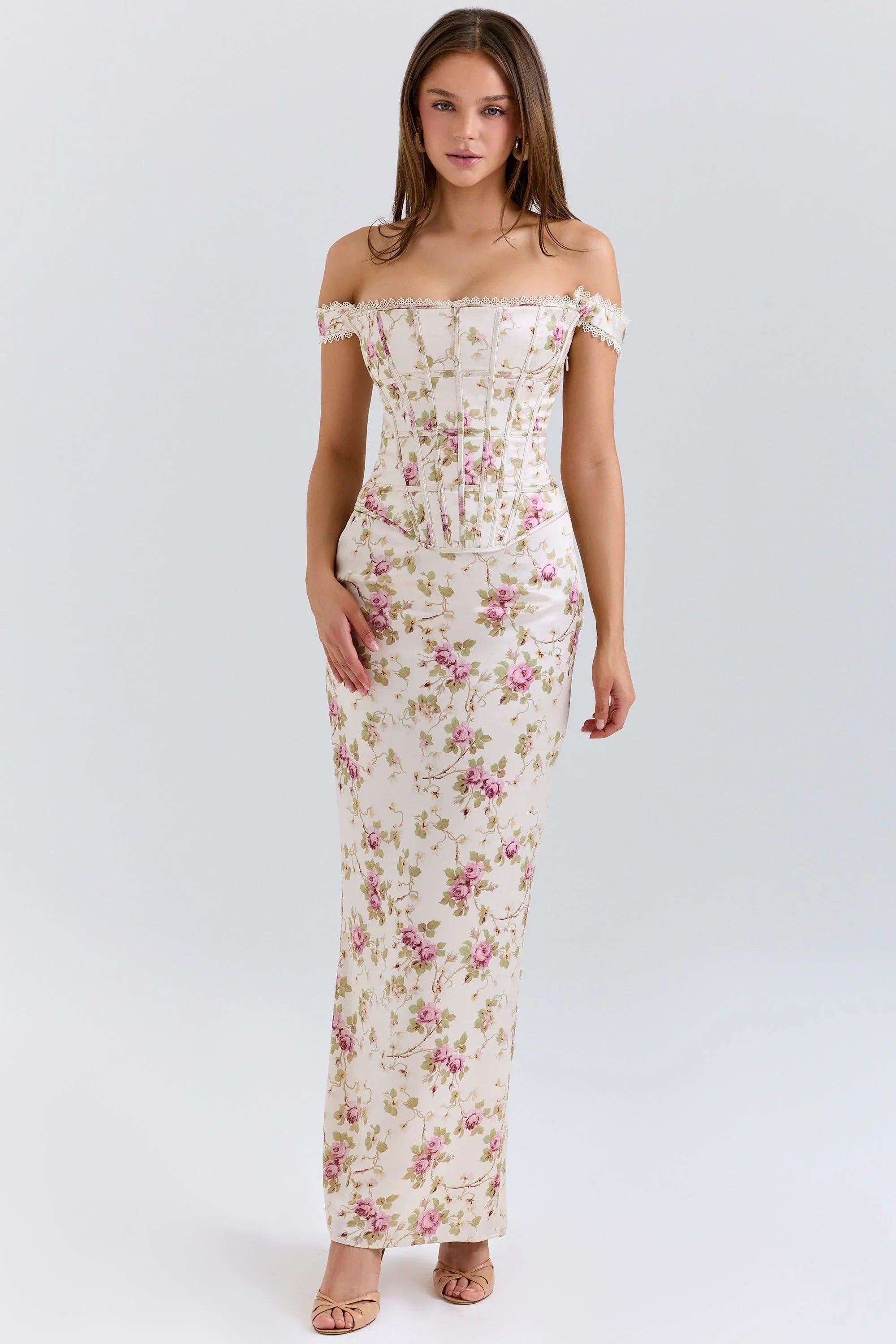 Rosalie Corset Maxi Dress