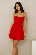 Dazzling Fun Mini Dress Red