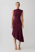 Milasandra Pleated Midi Dress