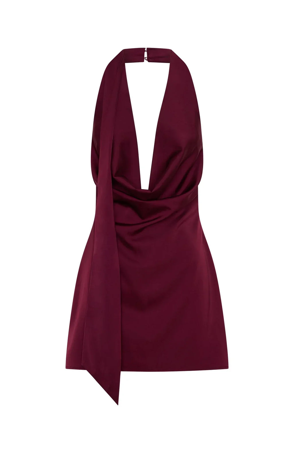 Burgundy Eclipse Mini Dress
