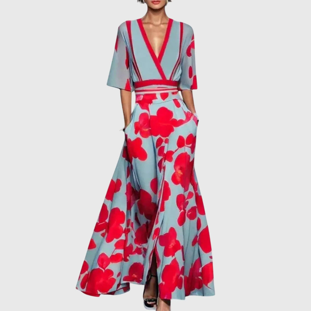 Rosemary Wrap Maxi Dress