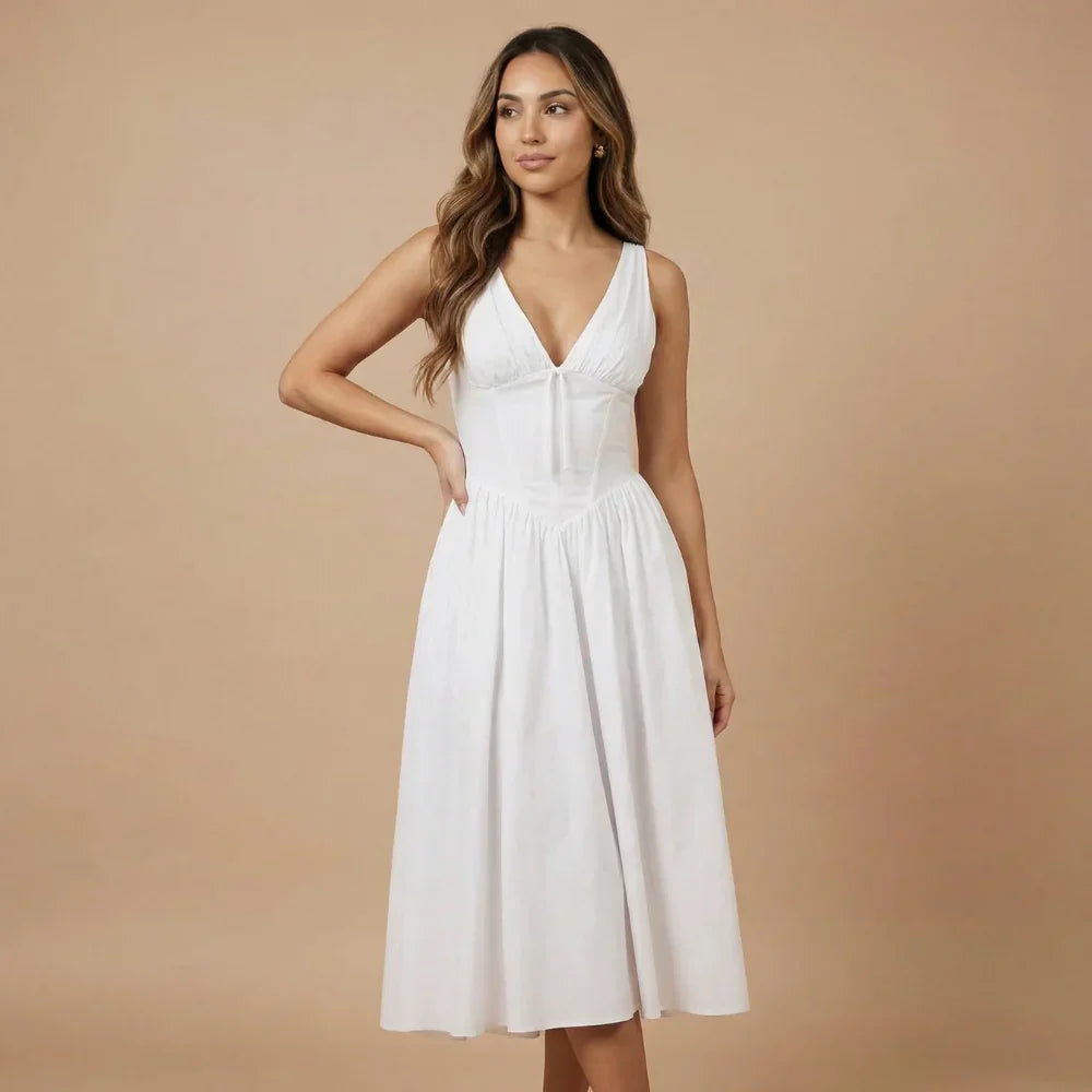 Rosalie Corset Midi Dress