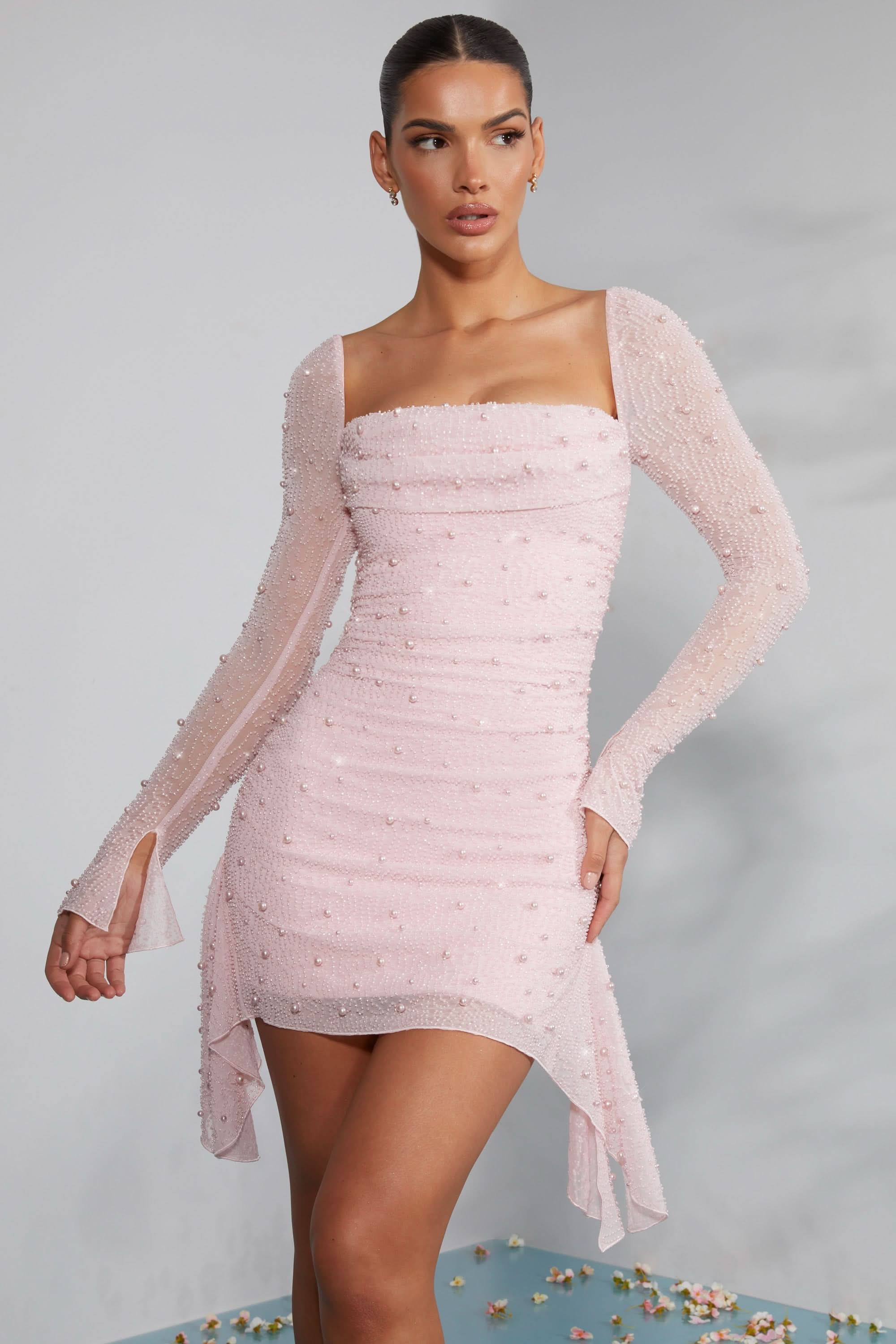 Savanna Beaded Mini Dress