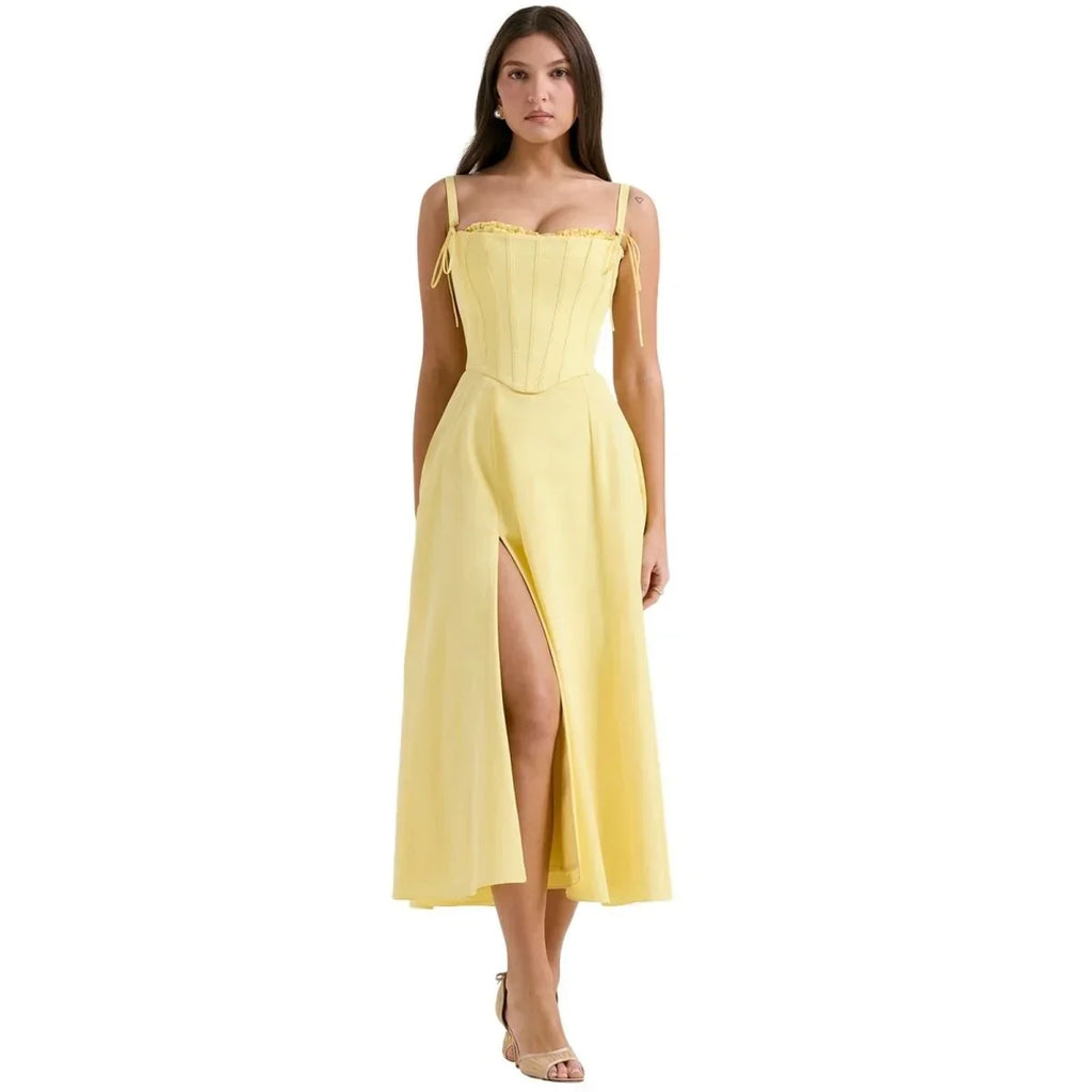 Scarlett Corset Midi Dress