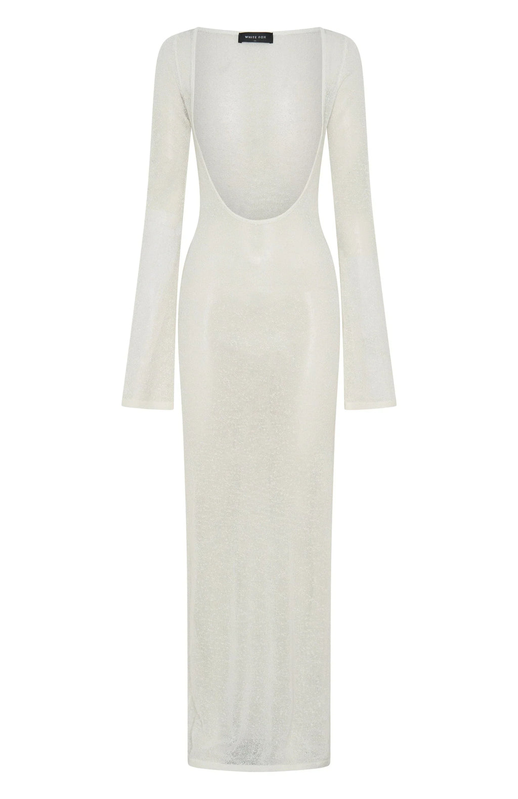 Ivory Wave Maxi Dress