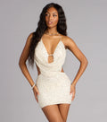 All That Glimmers Mini Dress