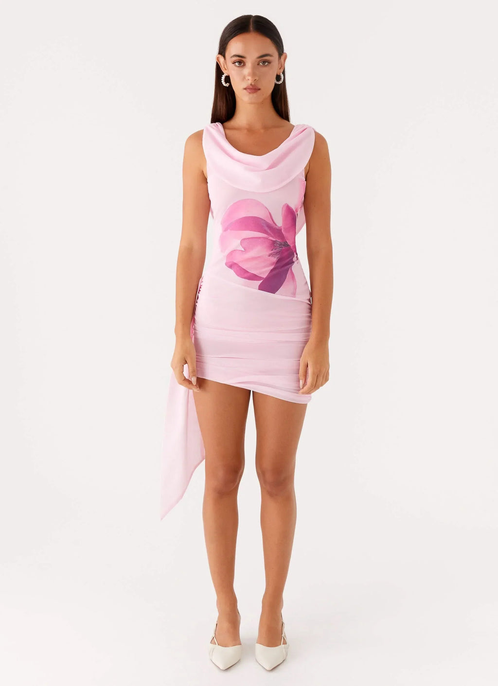 Isabella Ruched Mini Dress