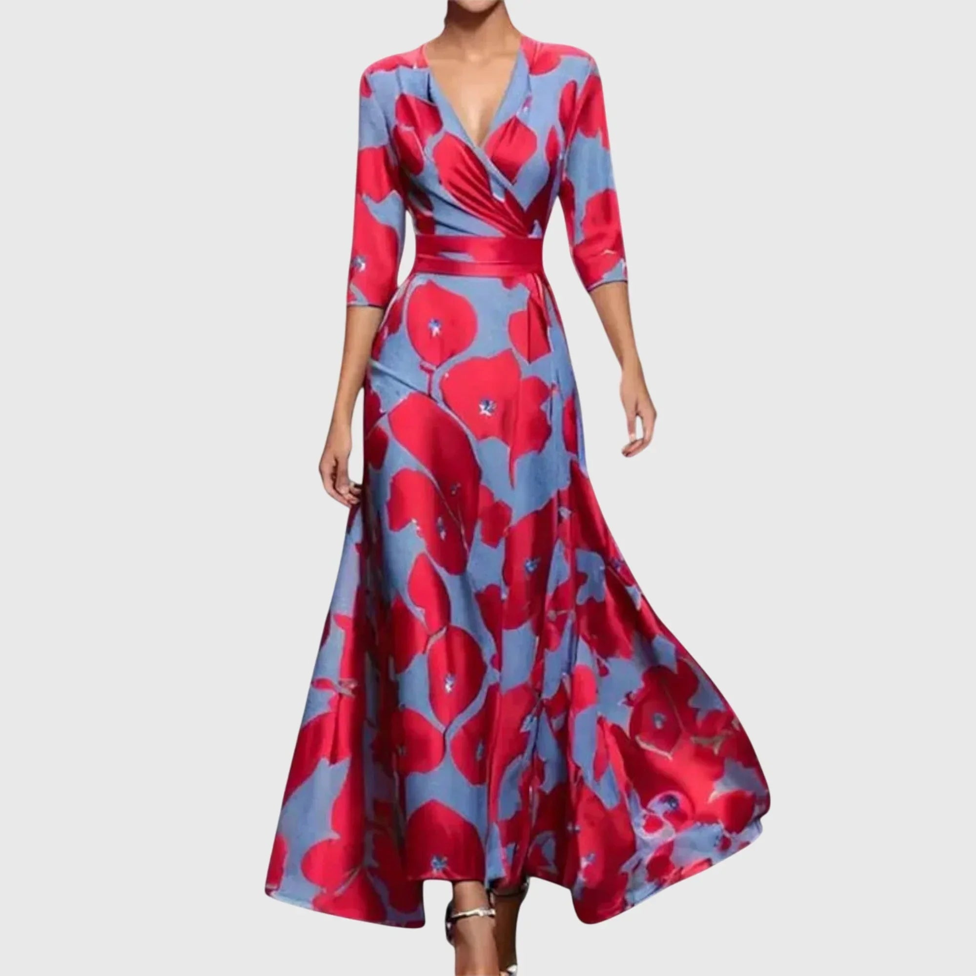 Rosemary Wrap Maxi Dress
