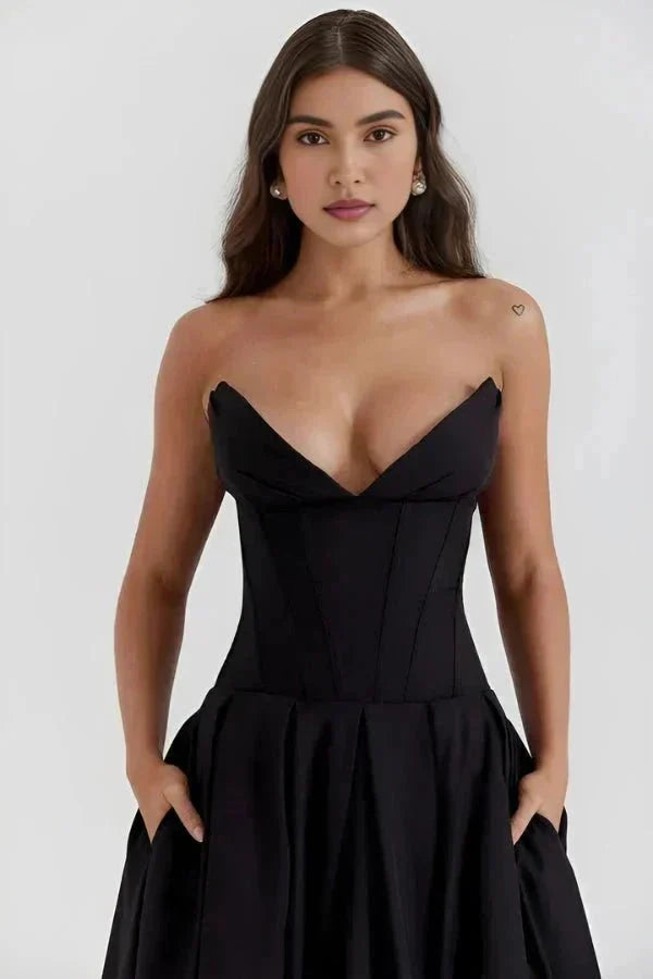 Scarlett Corset Midi Dress