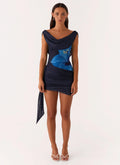 Isabella Ruched Mini Dress