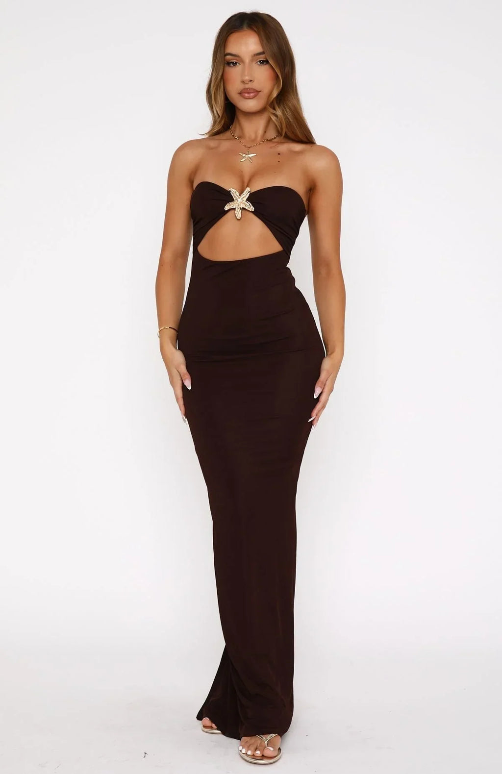 Chocolate Muse Maxi Dress