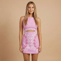 Marley Embroidered Mini Dress