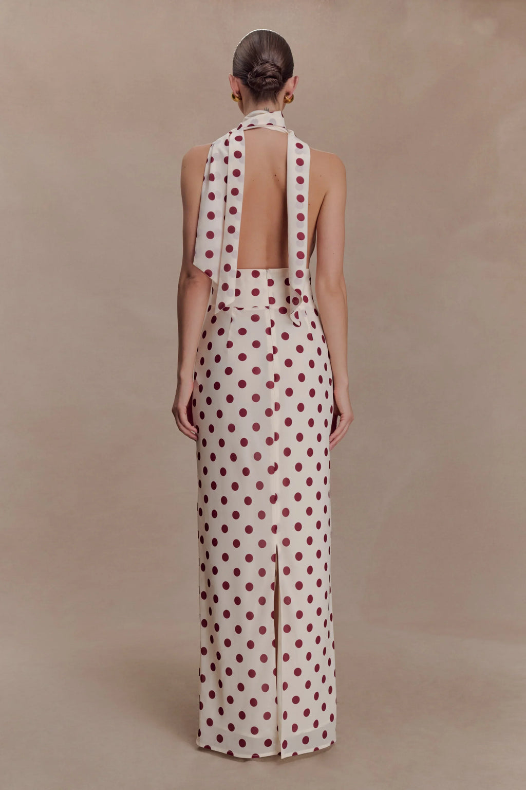 Nadine Polka Maxi Dress