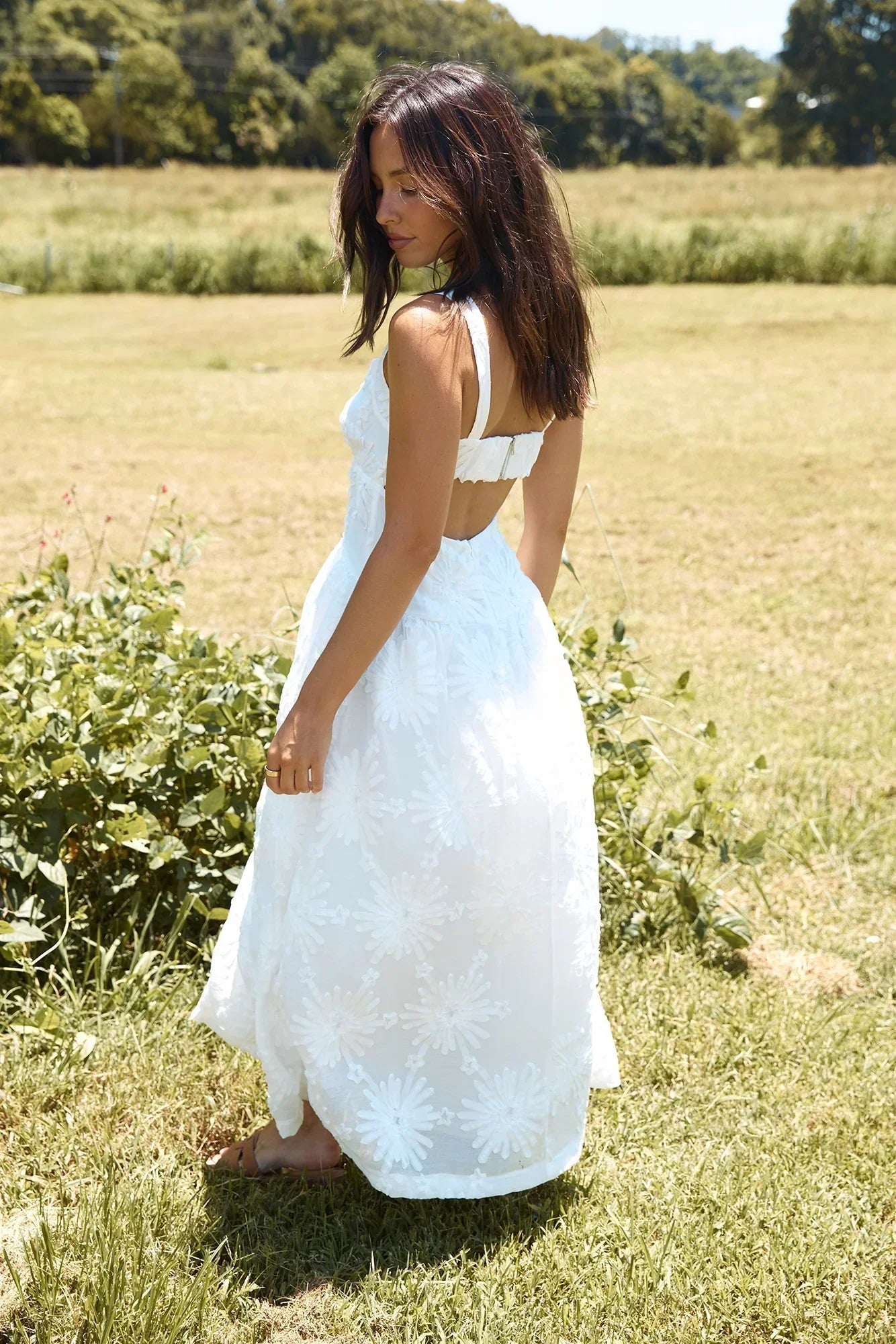 Grand Estate Porcelain Princess Maxi Dress