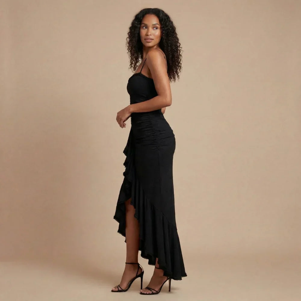 Valentina Ruched Maxi Dress
