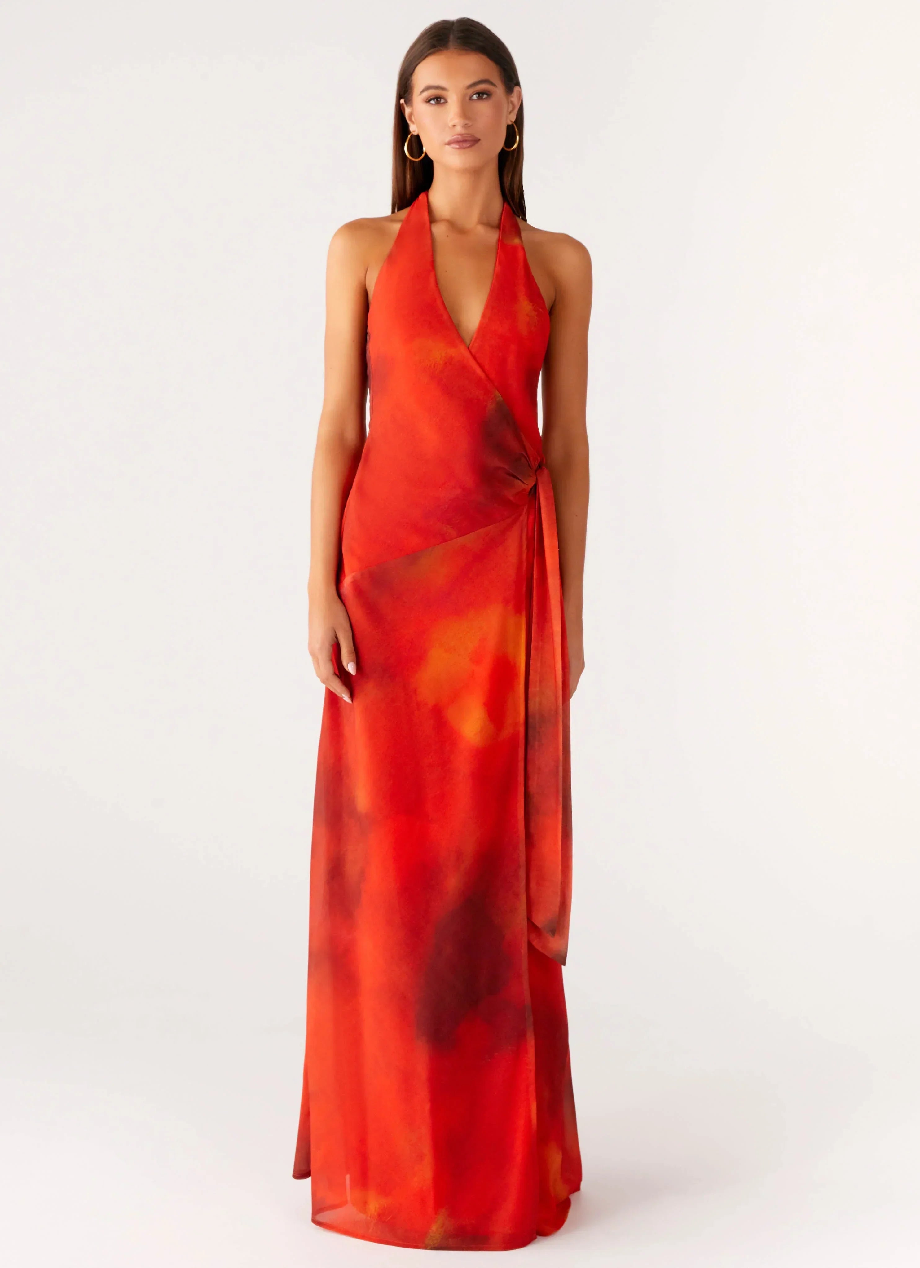So Chic Maxi Dress - Scarlet Blur