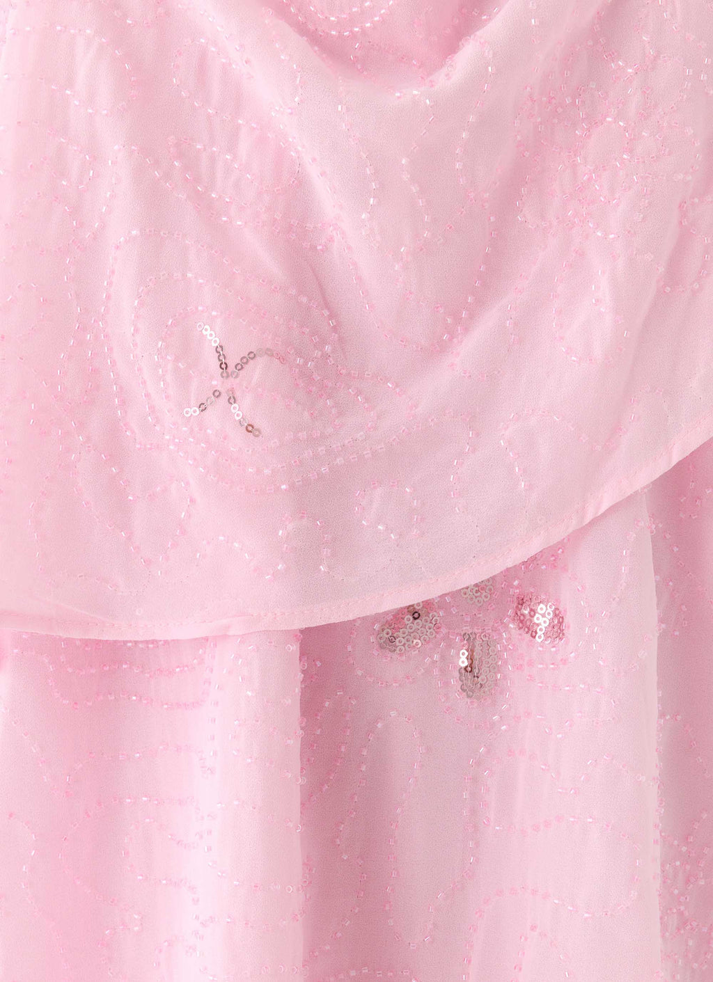 On The Go Beaded Mini Dress Pink