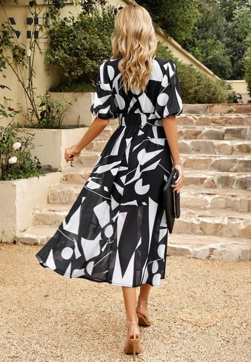 Amelia Floral Midi Dress