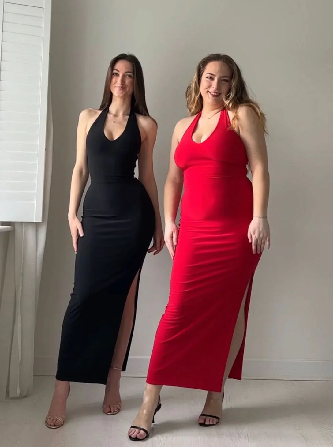 Sienna Halter Maxi Dress