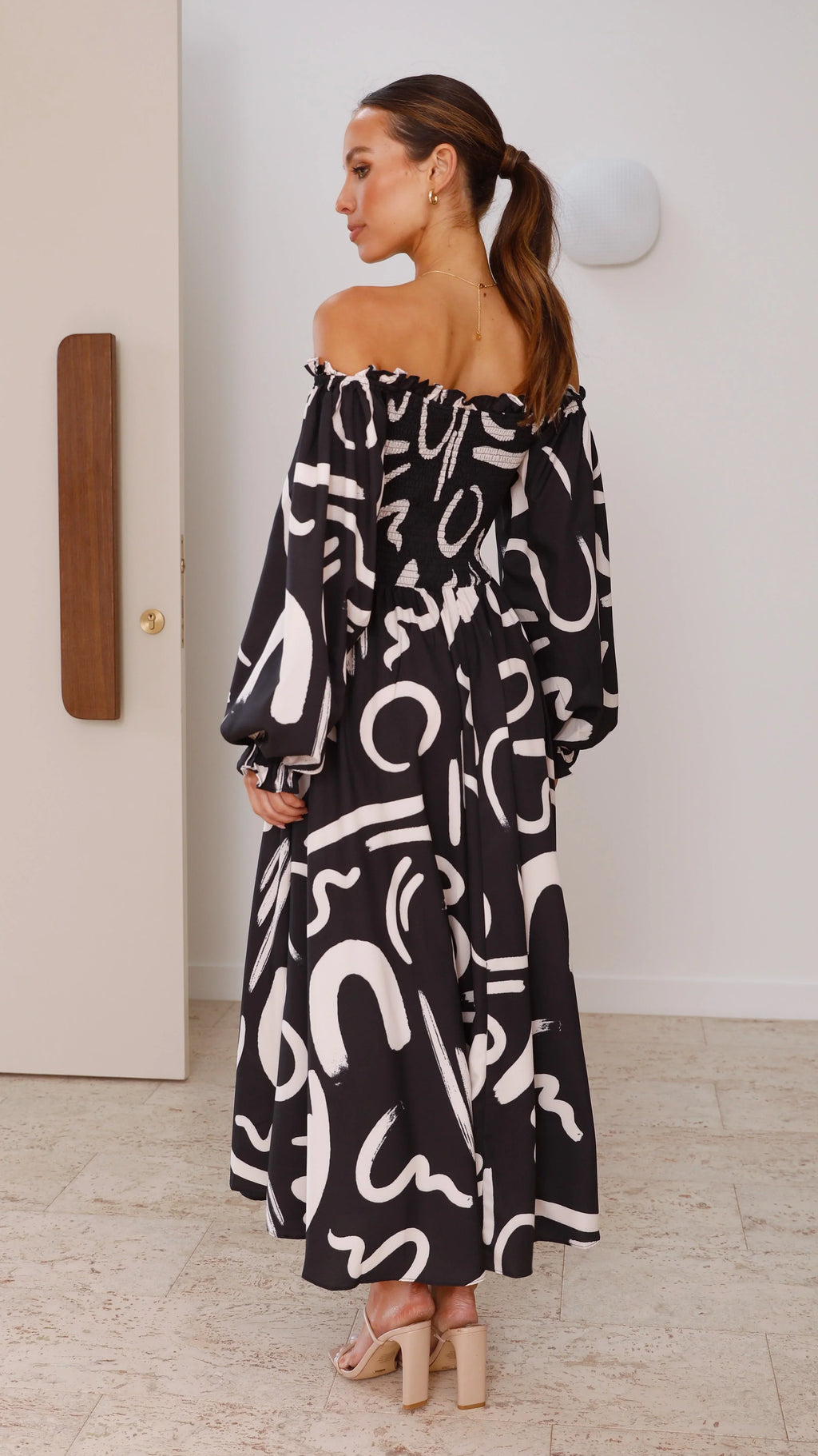 Valentina Abstract Maxi Dress