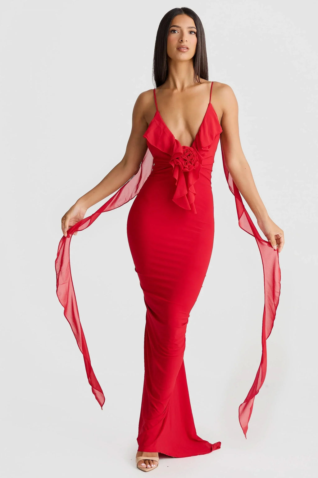 Camilla Ruffle Maxi Dress