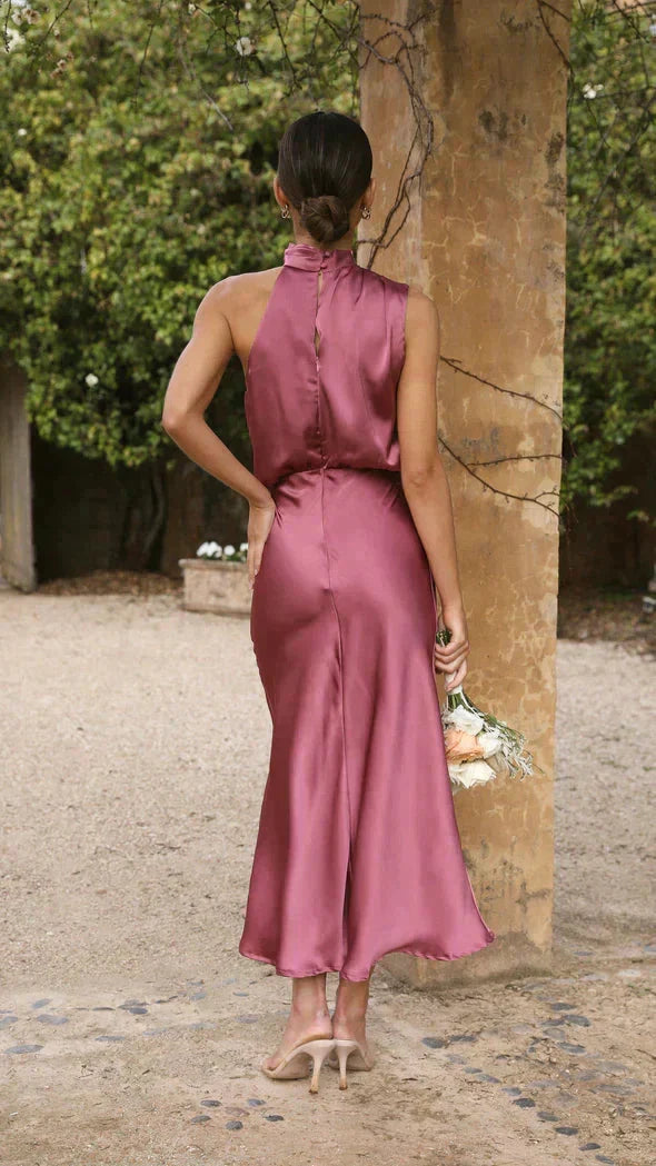 Cassandra Draped Midi Dress