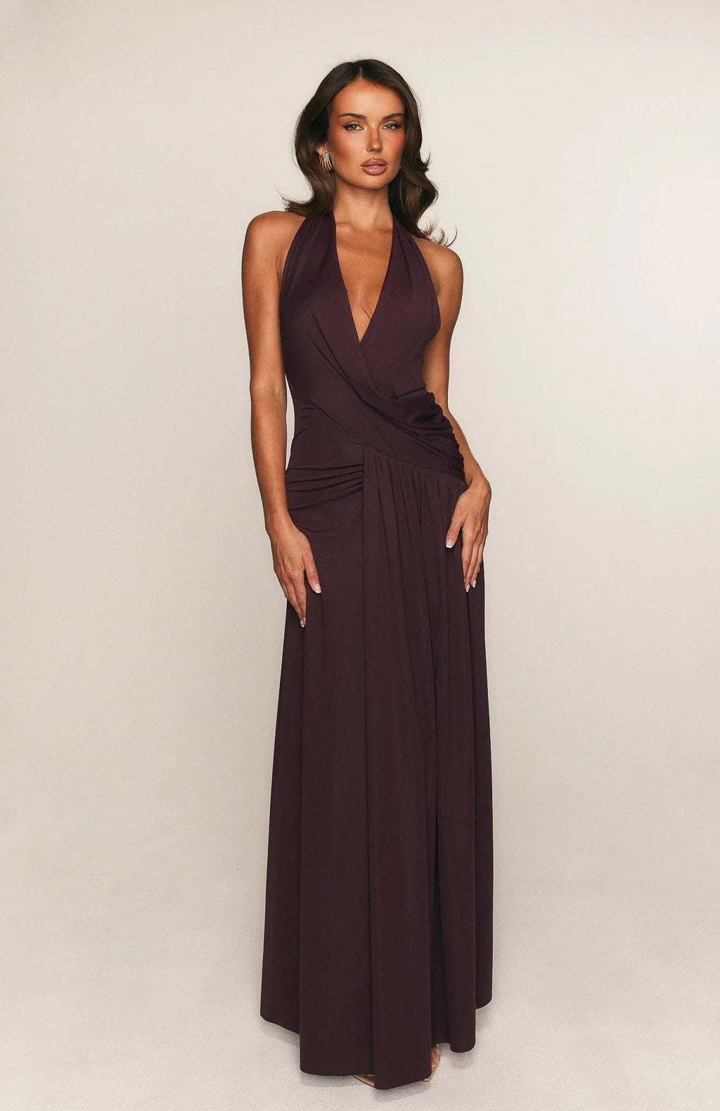 Cherry Illusion Maxi Dress
