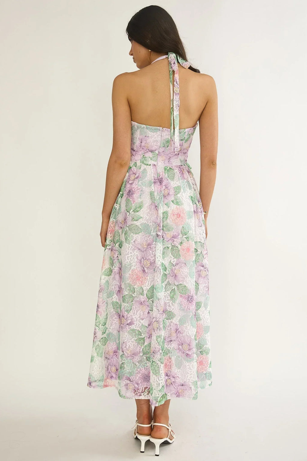 Florent Lace Maxi Dress Purple