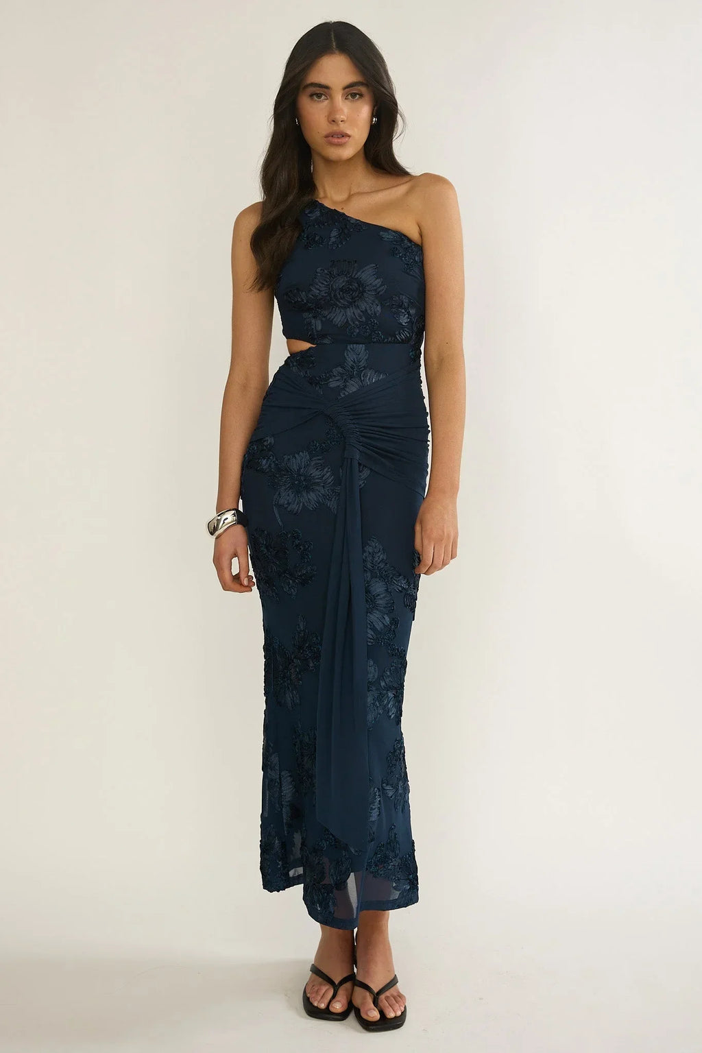 Luli Cut-Out Maxi Dress Navy