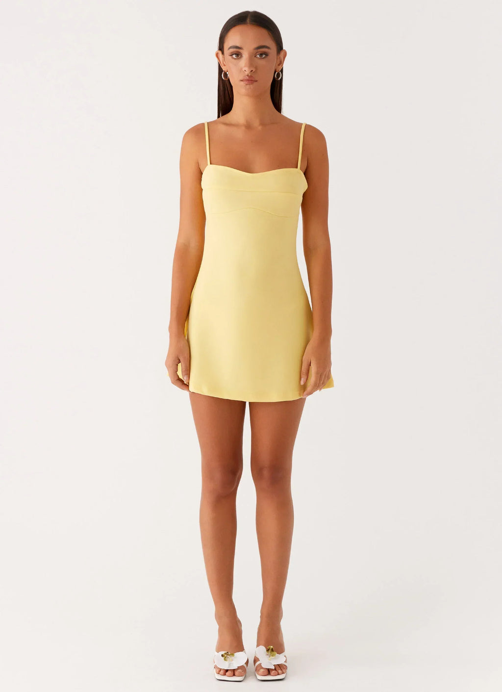 Cindy Mini Dress - Yellow