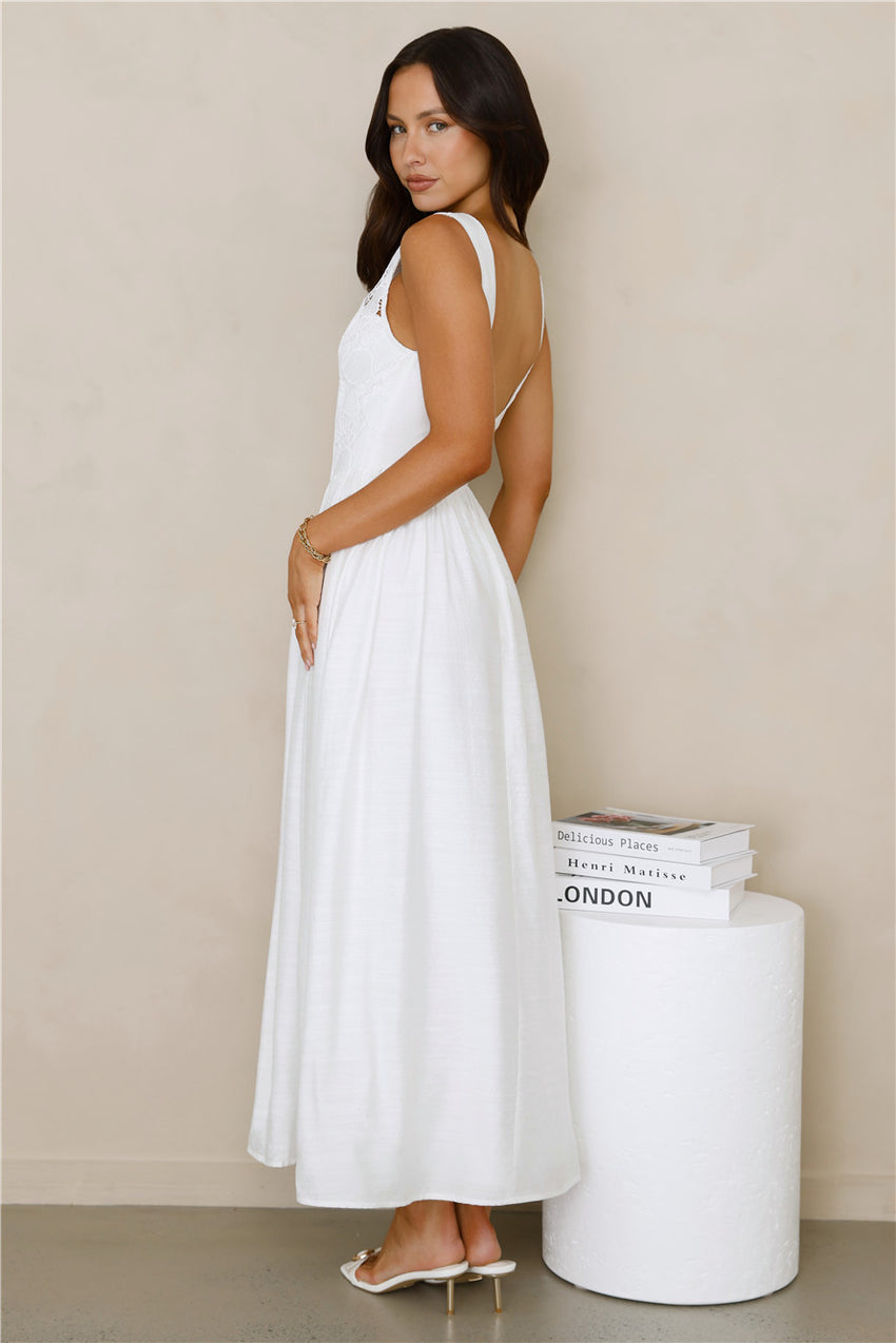 Wanderlight Maxi Dress White