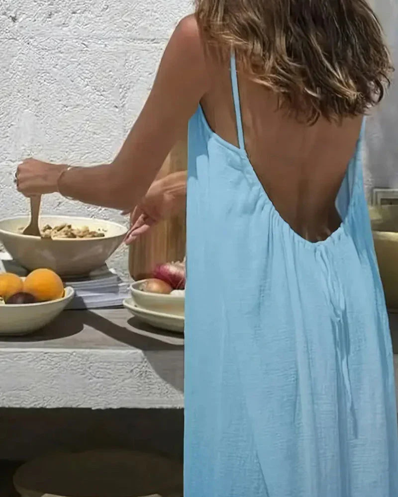 Sienna Backless Maxi Dress