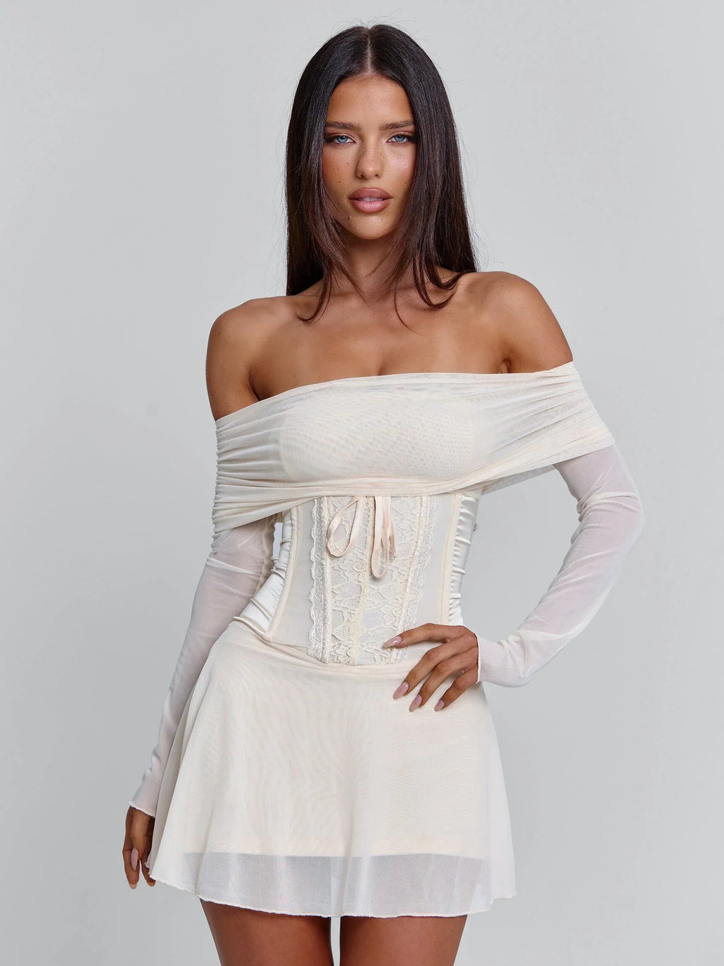 Orla Lace Corset Mini Dress