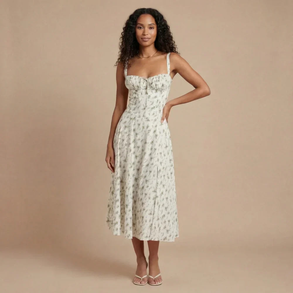 Eden Corset Midi Dress