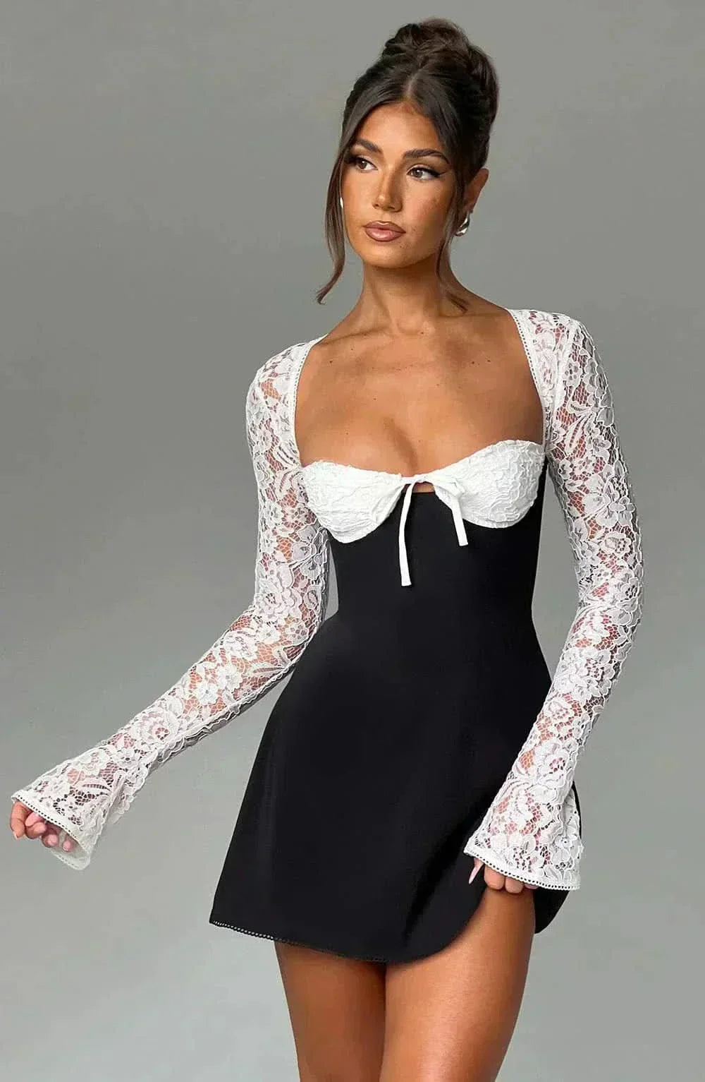 Denise Lace Mini Dress