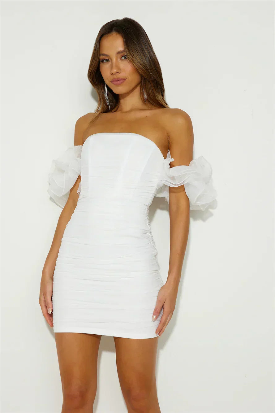 Stardust Muse Dream Walker White Mini Dress