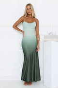 Fiora Ombre Maxi Dress Green
