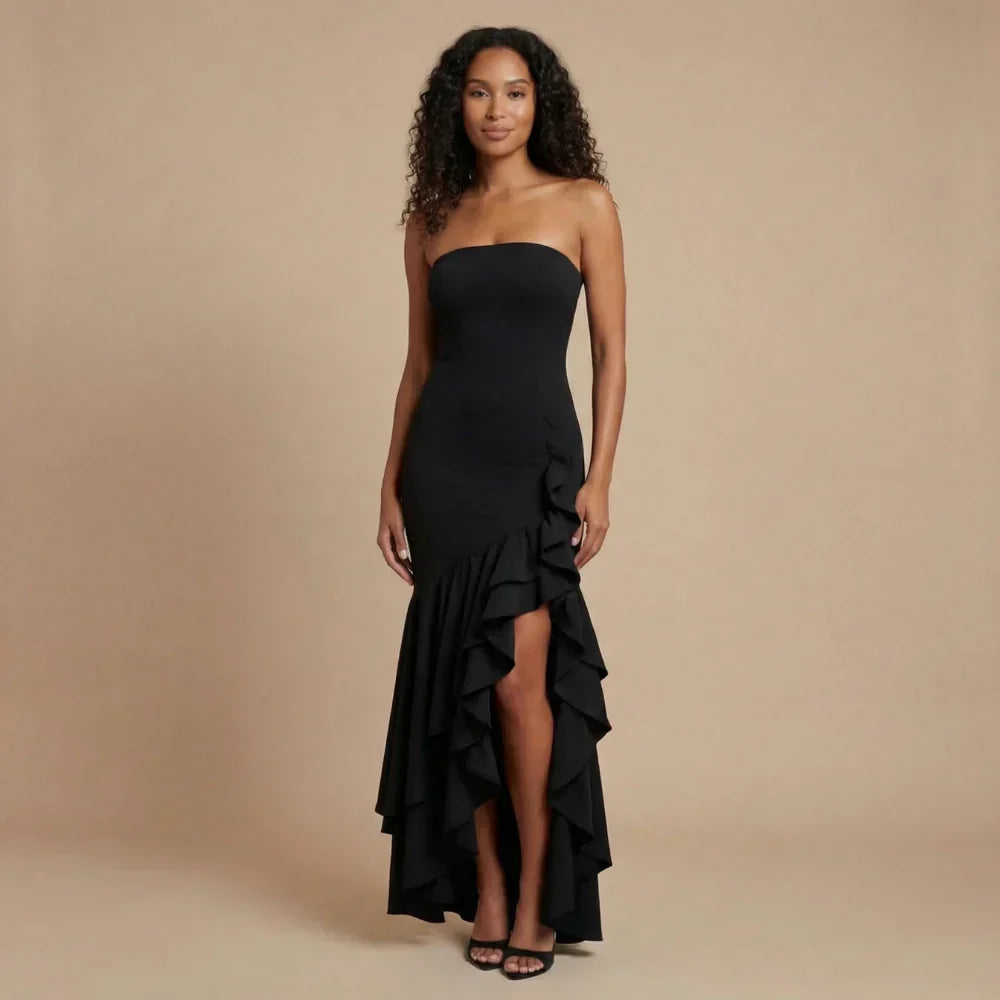 Alessia Ruffle Maxi Dress