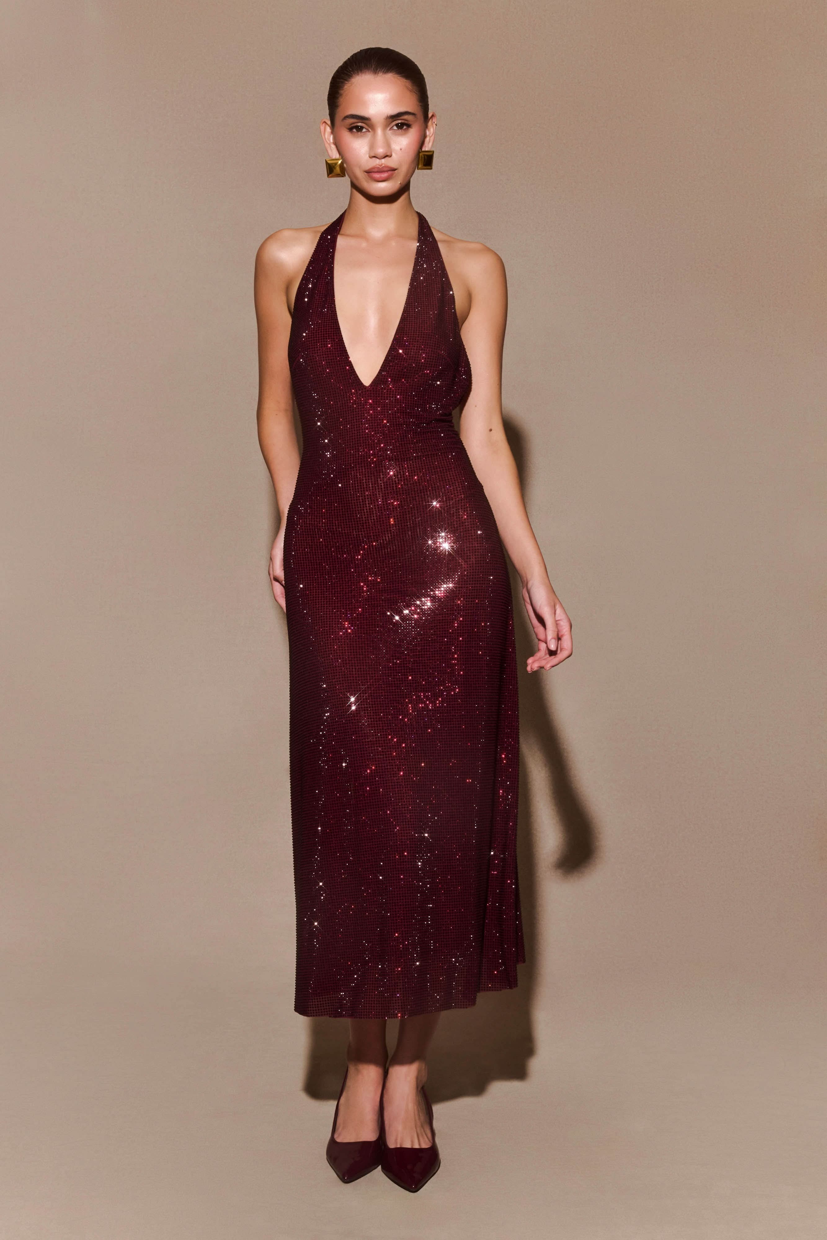 Monroe Backless Midi Dress