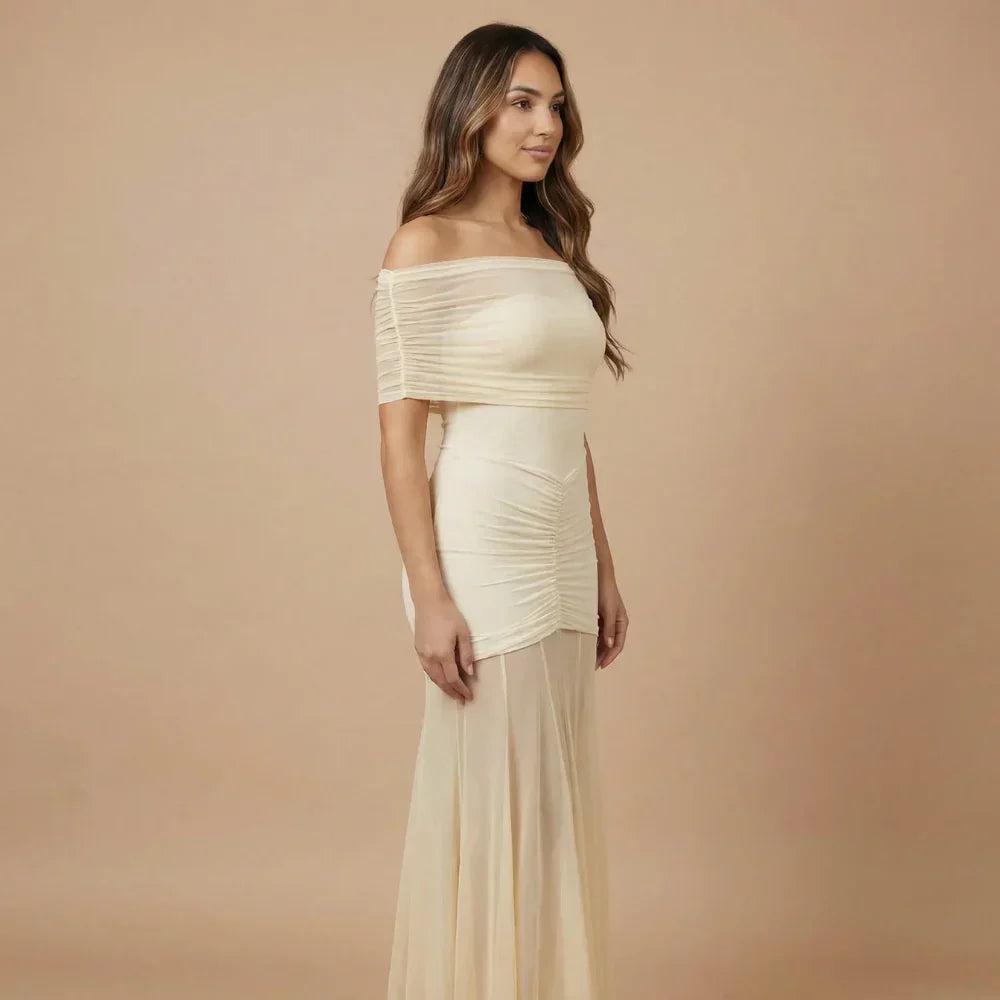 Sienna Ruched Maxi Dress