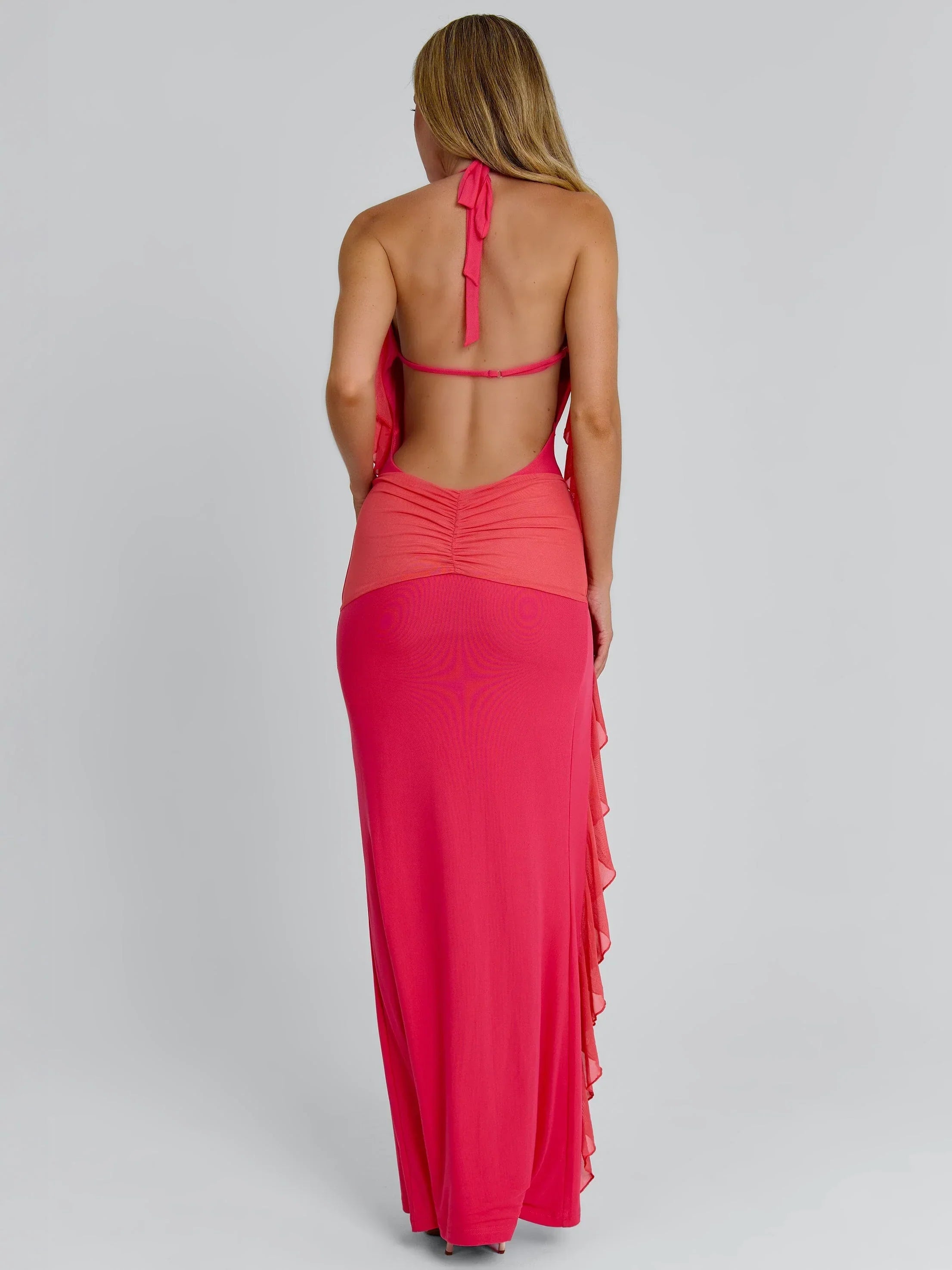 Janie Coral Maxi Dress