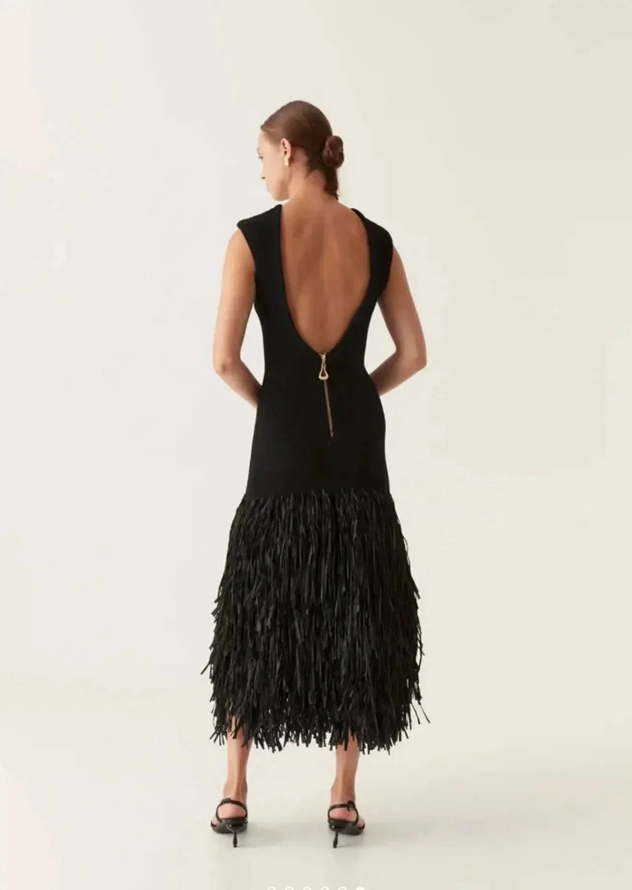 Audrey Fringe Midi Dress