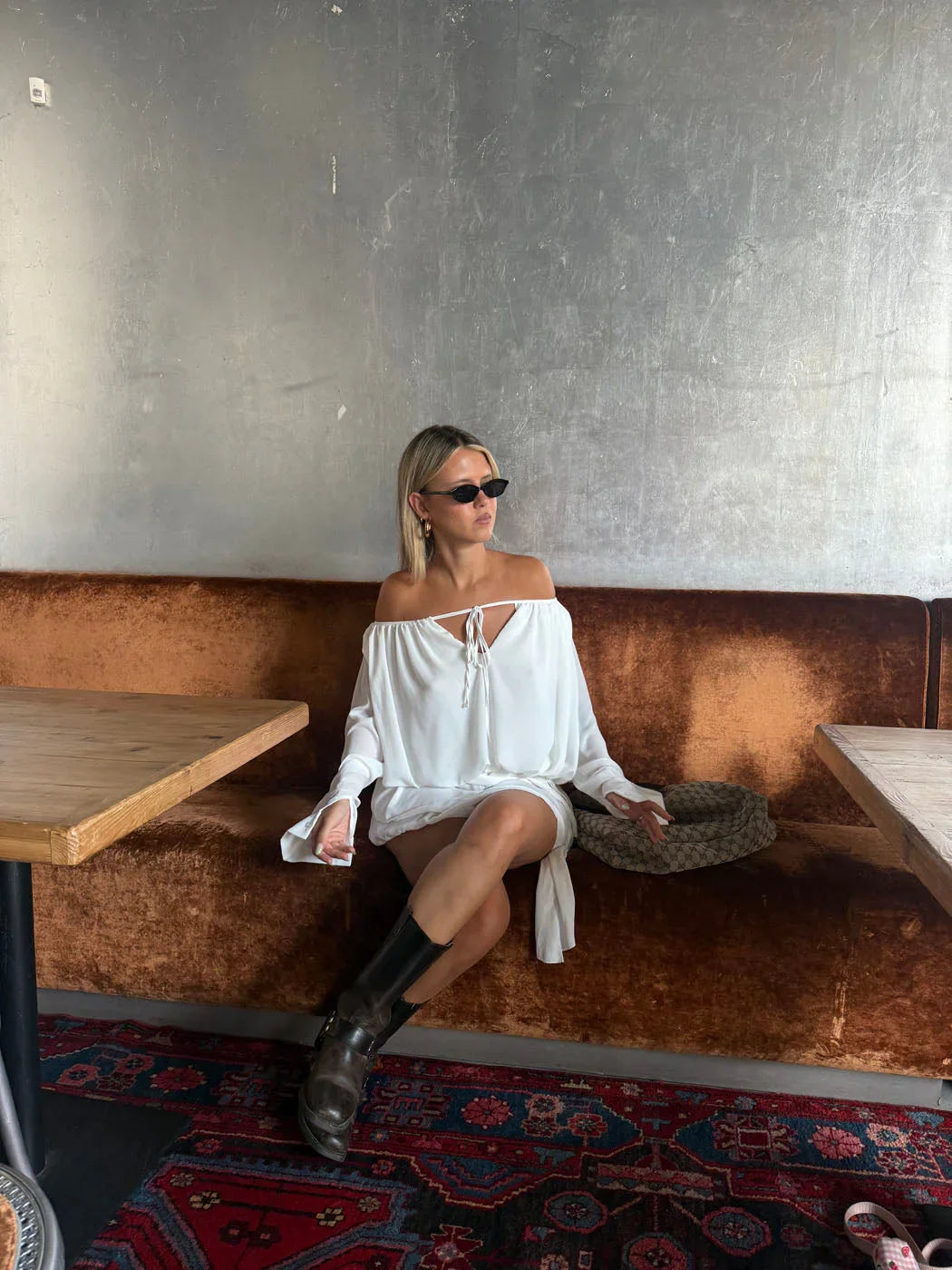 Ariana Ruffle Mini Dress